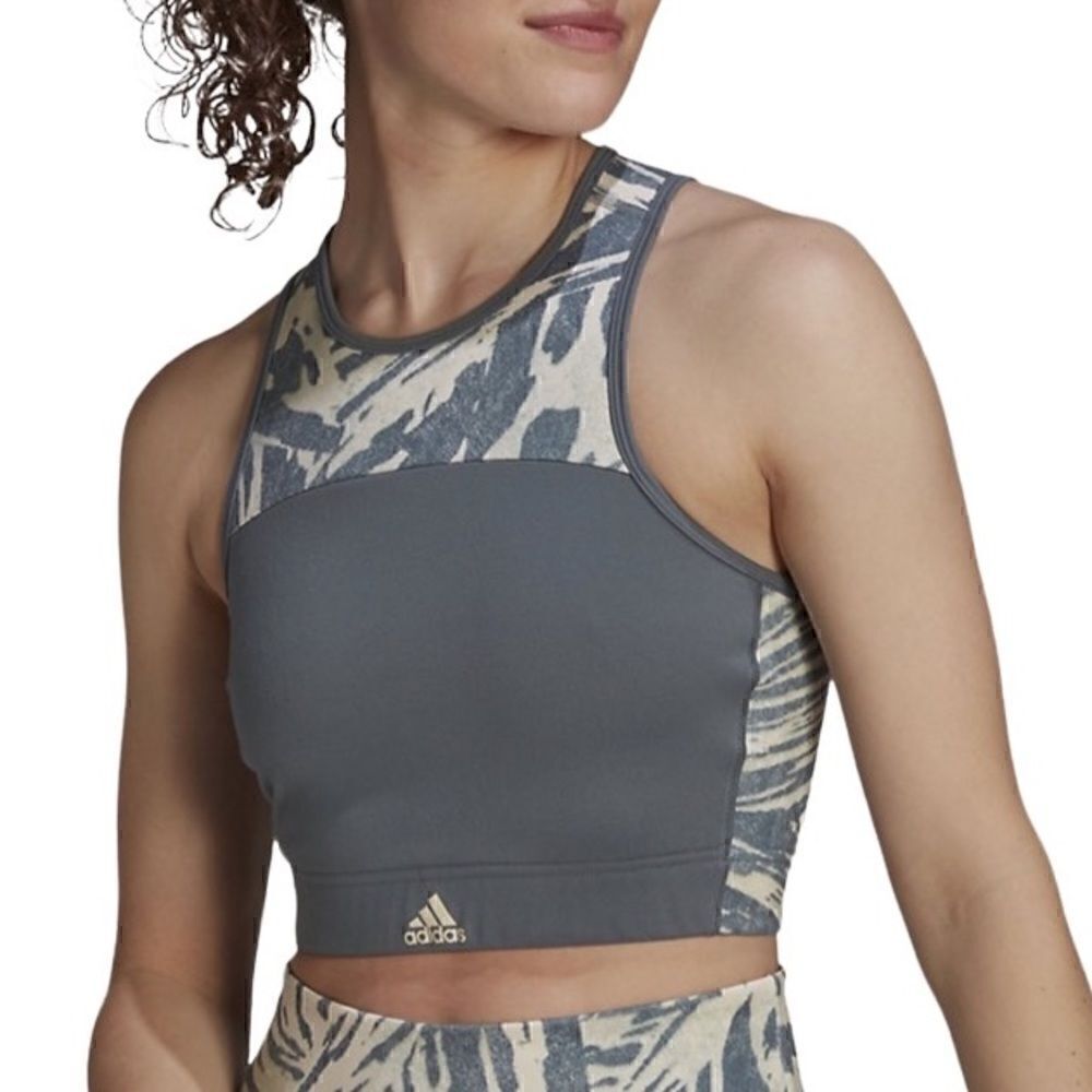 Adidas x Zoe Saldana collection, low impact sports bra, size medium